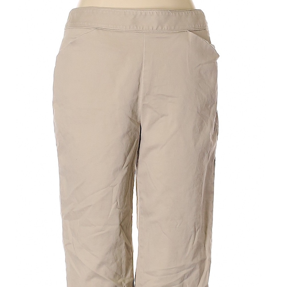 TALBOTS Tan-colored Khakis / Size 6 - Picture 2 of 5